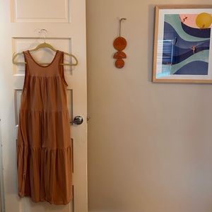 Everlane tiered cotton dress